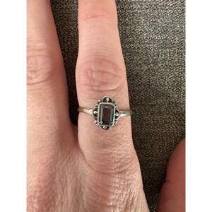 Sterling Silver 925 Greenish Blue Amethyst Ring 9.5‎